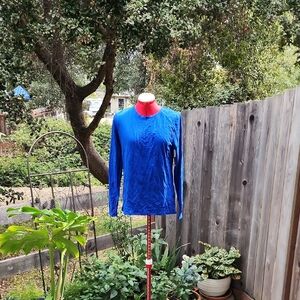 Vibrant Blue Long Sleeve Top